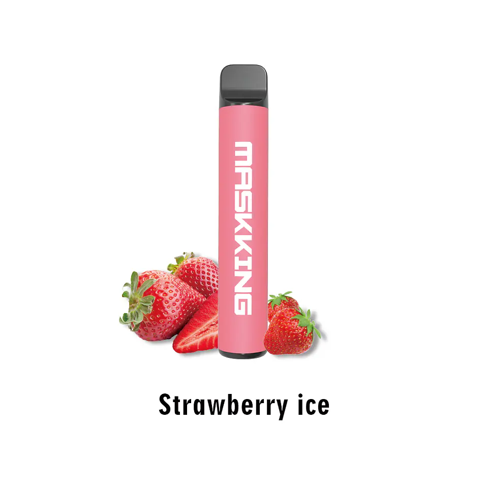 VAPER DESECHABLE STRAWBERRY ICE 2200 PUFFS 5% - MASKKING 1