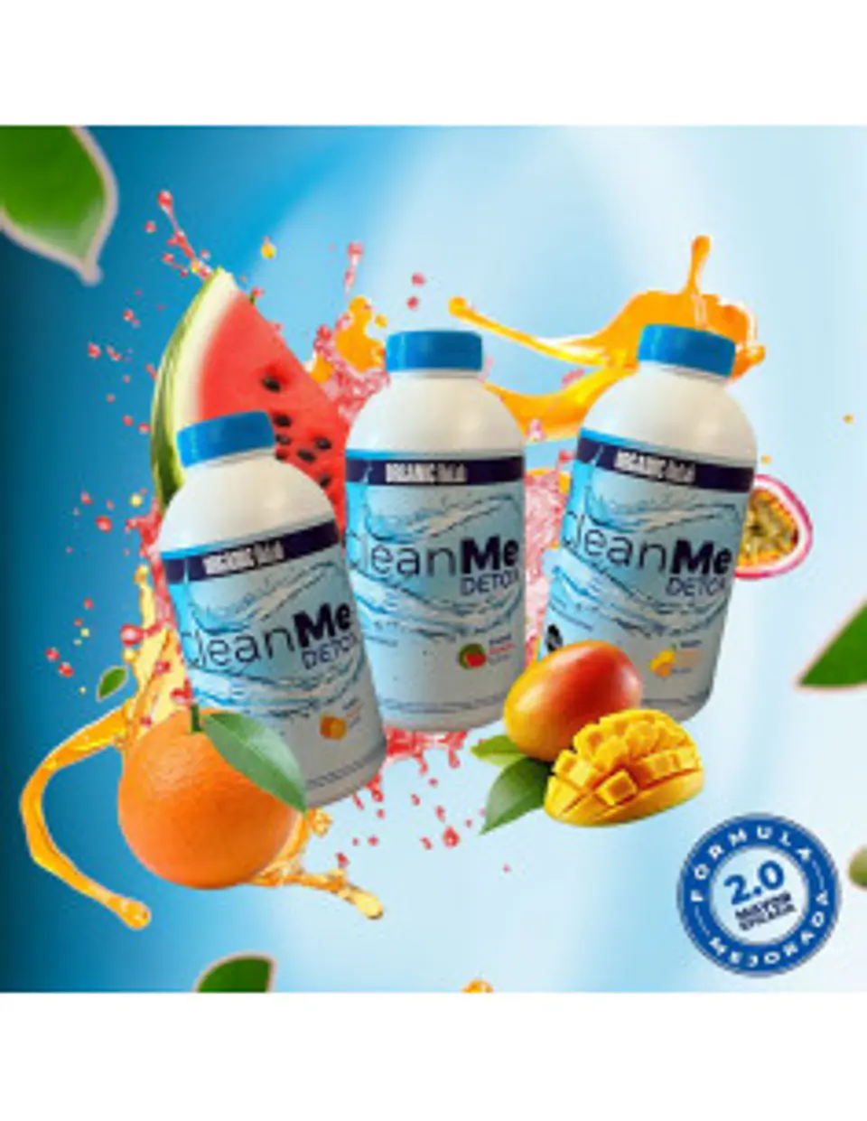 CleanMe Detox 500ml Mango Maracuyá - Organic BioLab 1