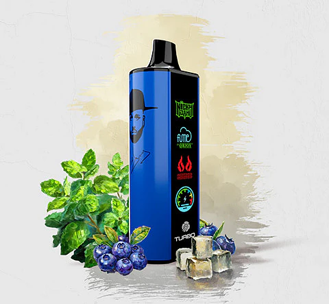 VAPORIZADOR DESECHABLE NICKY JAM FUME 15000 PUFF 0% - BLUE MIAMI (BLUEBERRY MINT)