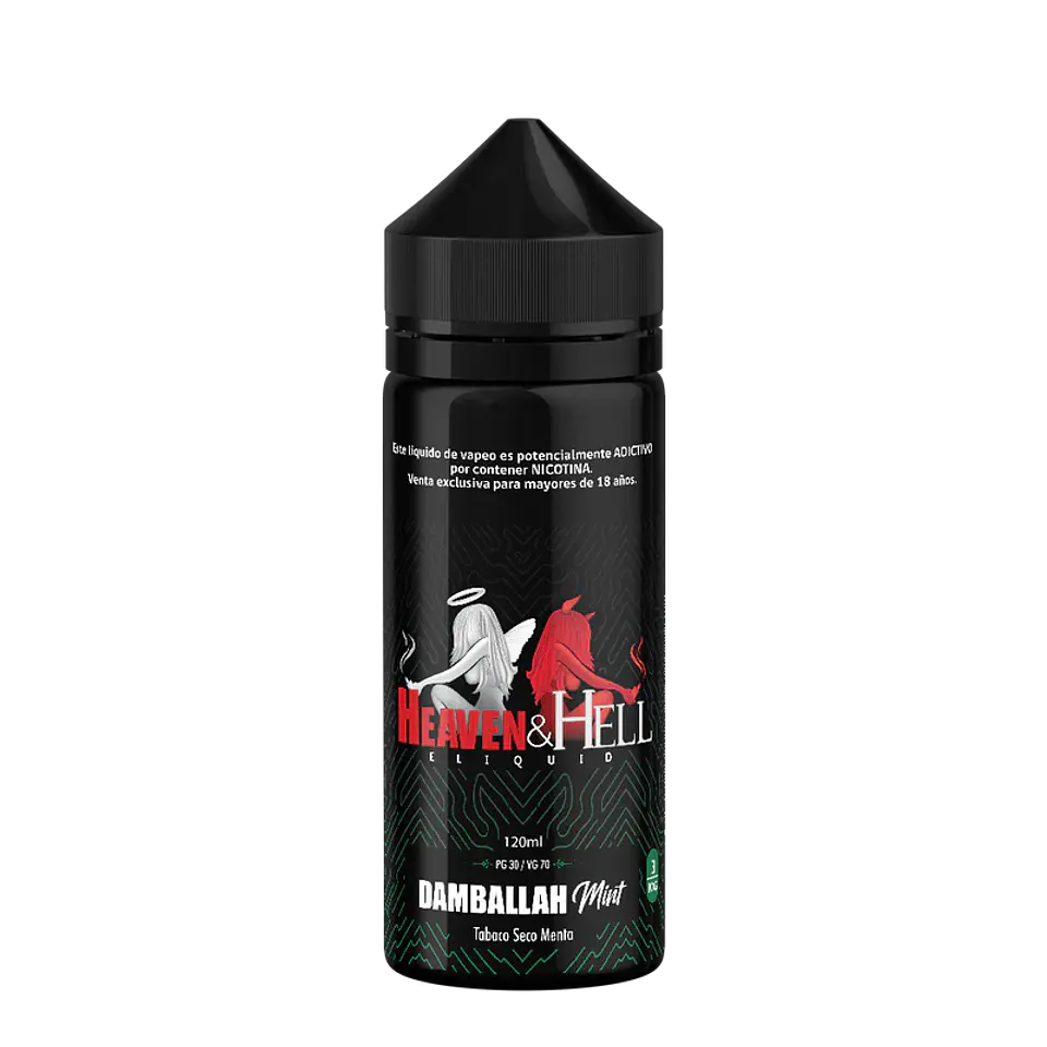Heaven & Hell E-liquid Damballah Mint 0% 120ml 1