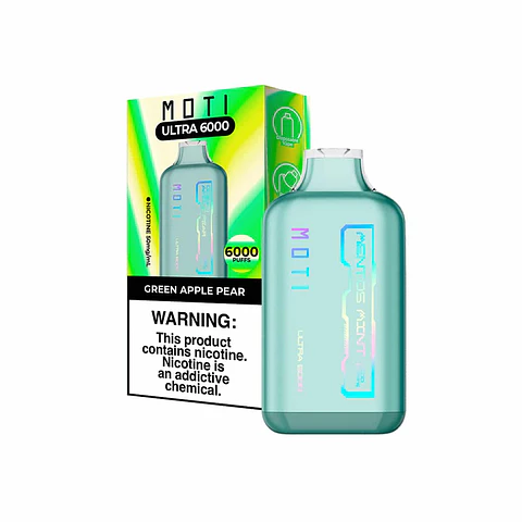 VAPORIZADOR DESECHABLE MOTI ULTRA 6000 PUFF 5% -  WATERMELON ICE