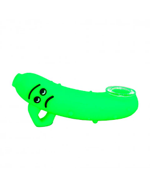 Pipa Silicona Banana Rick Green
