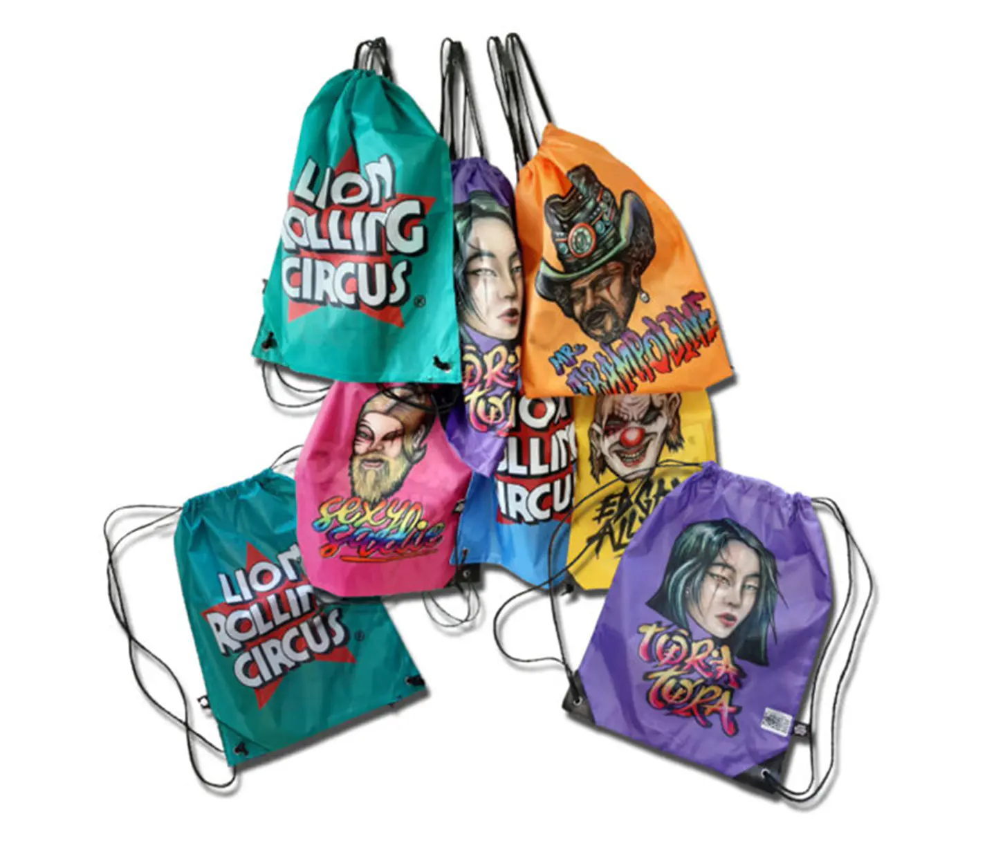 MOCHILA BACKPACK COLORES - LION ROLLING CIRCUS 1