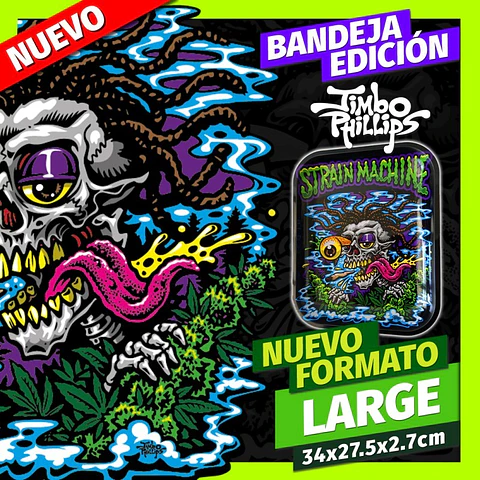 BANDEJA GRANDE PARA ENROLAR JIMBO PHILLIPS STRAIN MACHINE