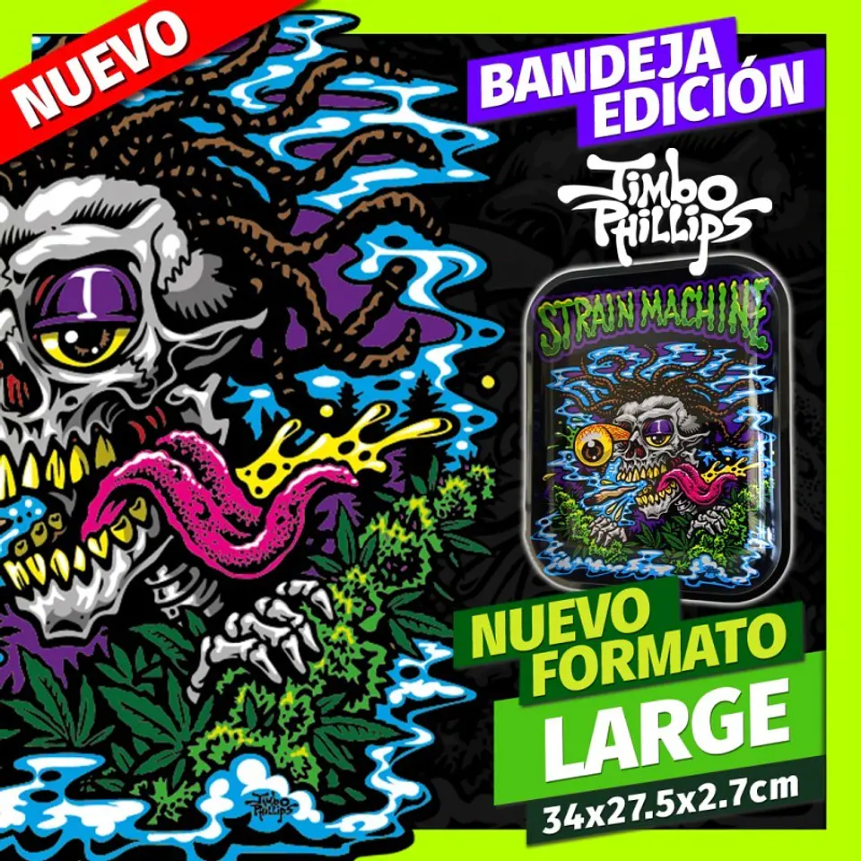 BANDEJA GRANDE PARA ENROLAR JIMBO PHILLIPS STRAIN MACHINE 1