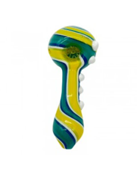 PIPA DE MANO CON REJILLA YELLOW CALVO GLASS