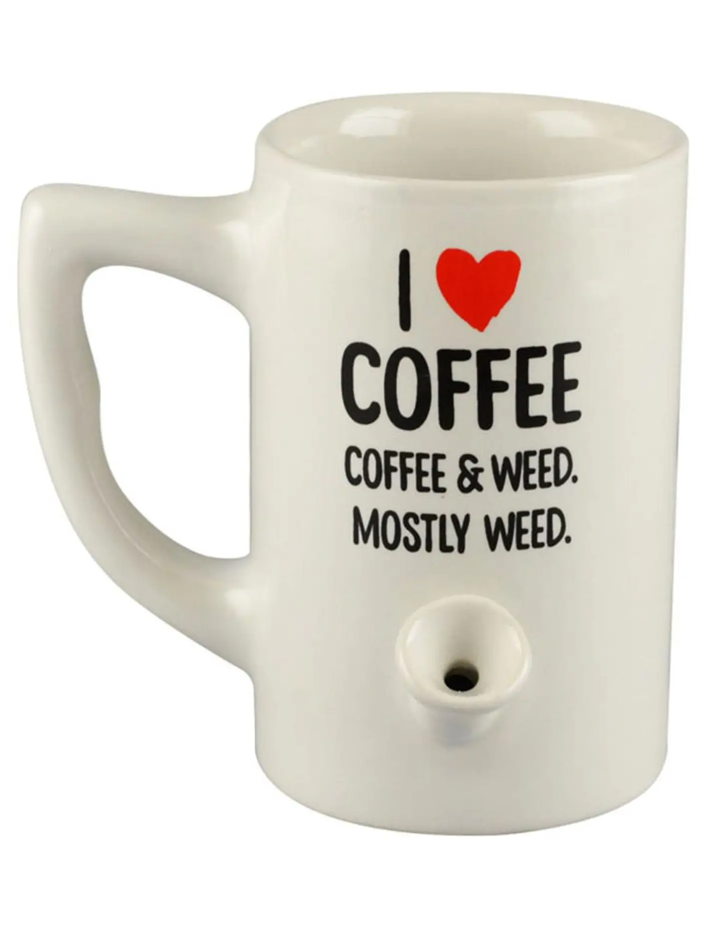 CERAMIC PIPE MUG WHITE 1