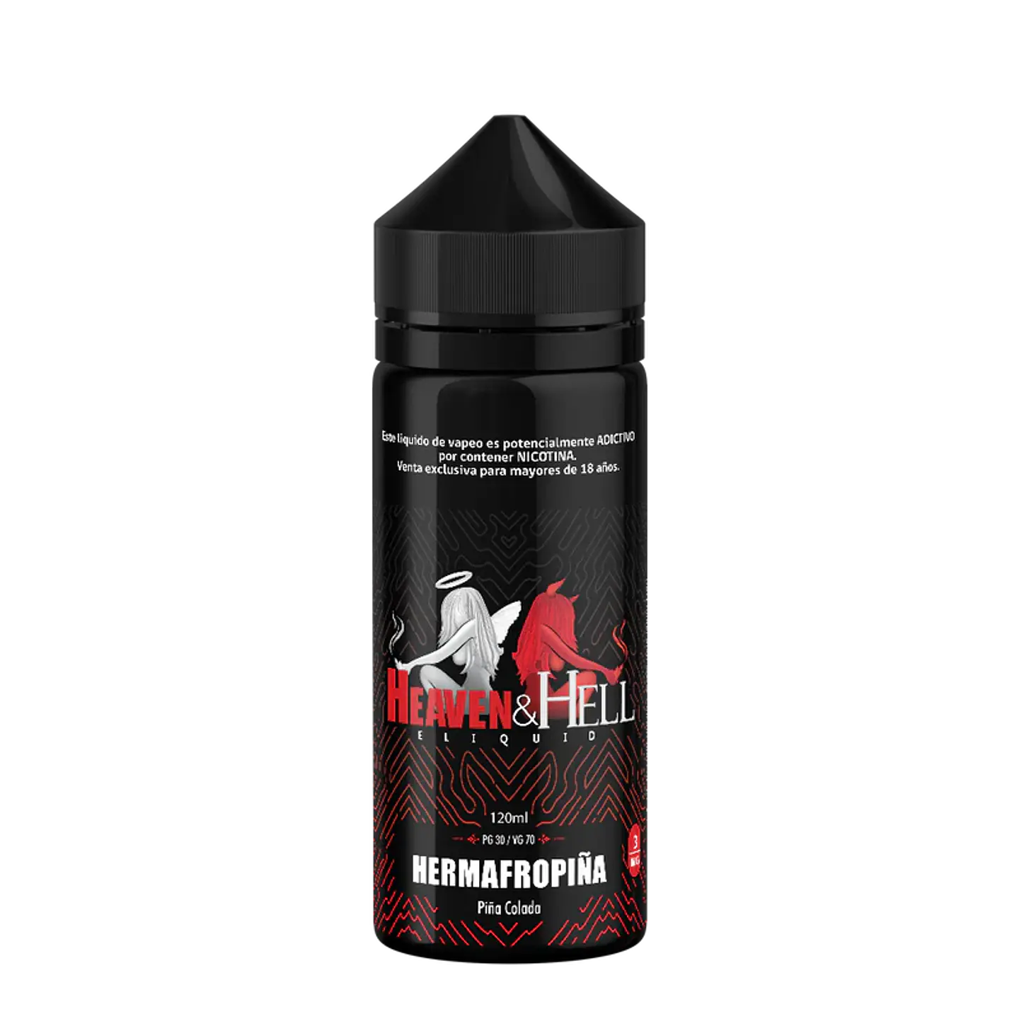 Heaven & Hell E-liquid Hermafropiña 3% 120ml 1