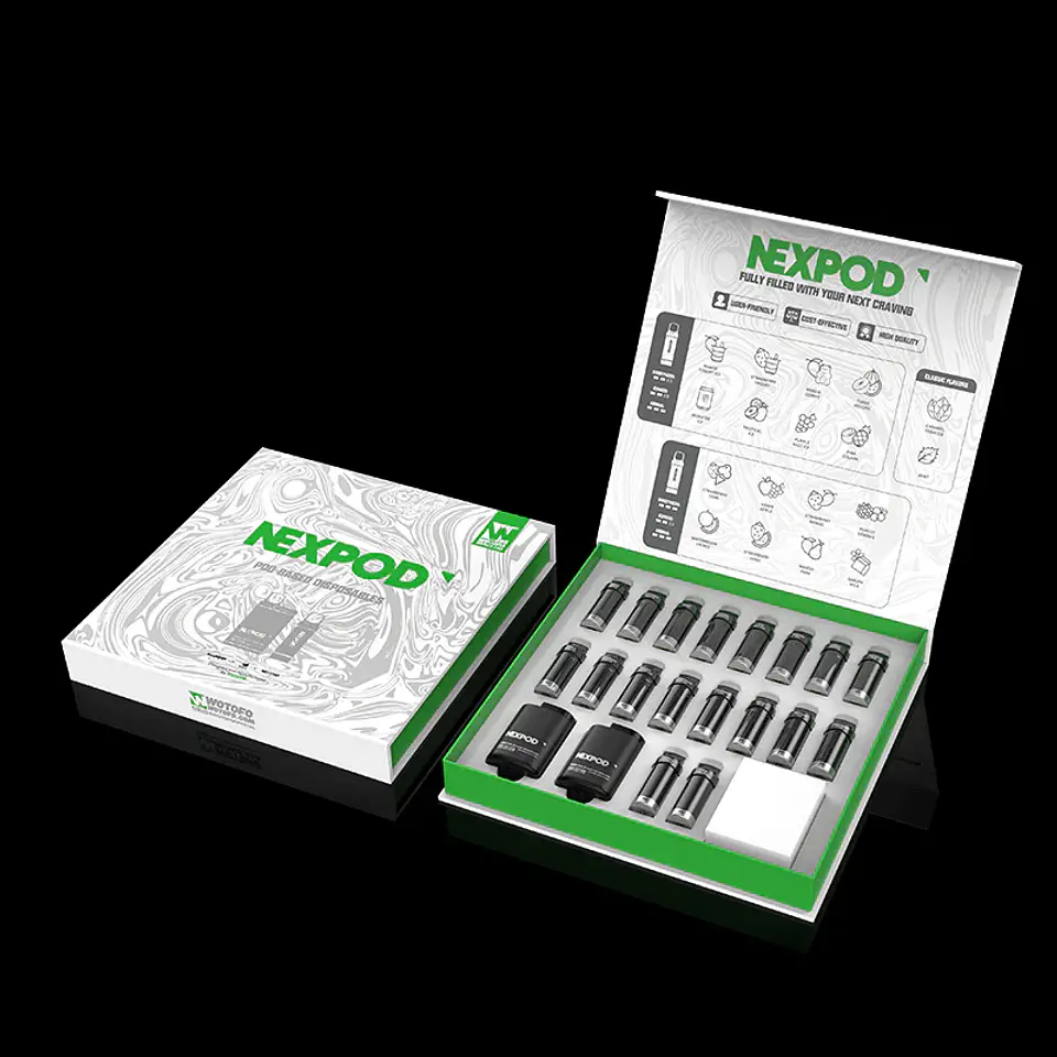 VAPER DESECHABLE NEXPOD KIT 5000 PUFFS - CAJA VARIEDADES LARGE 1