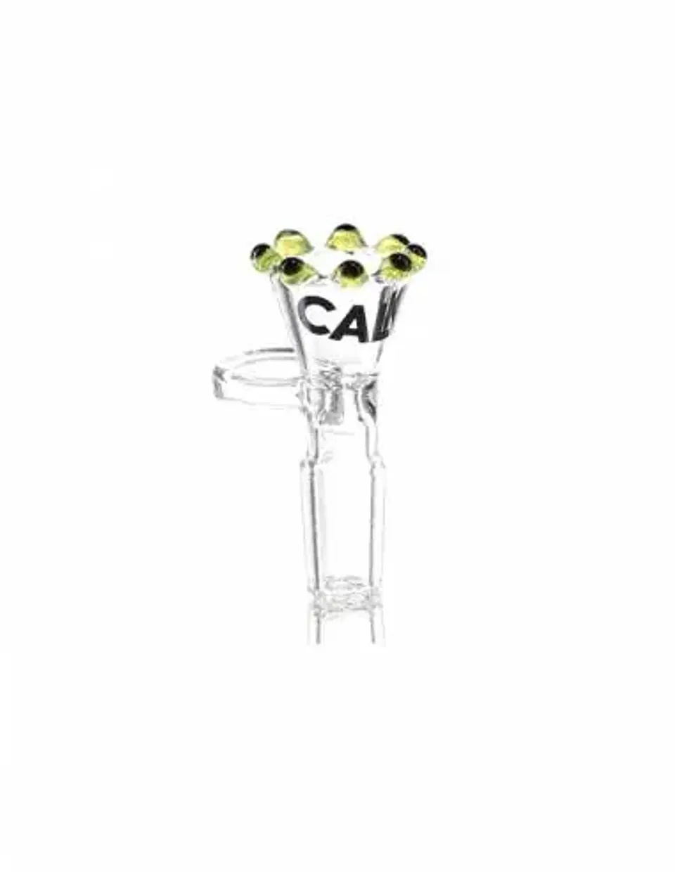 QUEMADOR PERLAS 14MM MACHO VERDE - CALVO GLASS 1