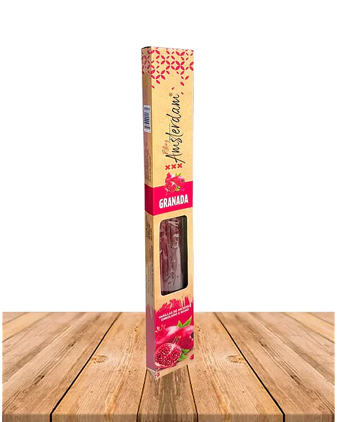 INCIENSO JARDIN ROLLING AMSTERDAM 41 CM GRANADA 2 HORAS !