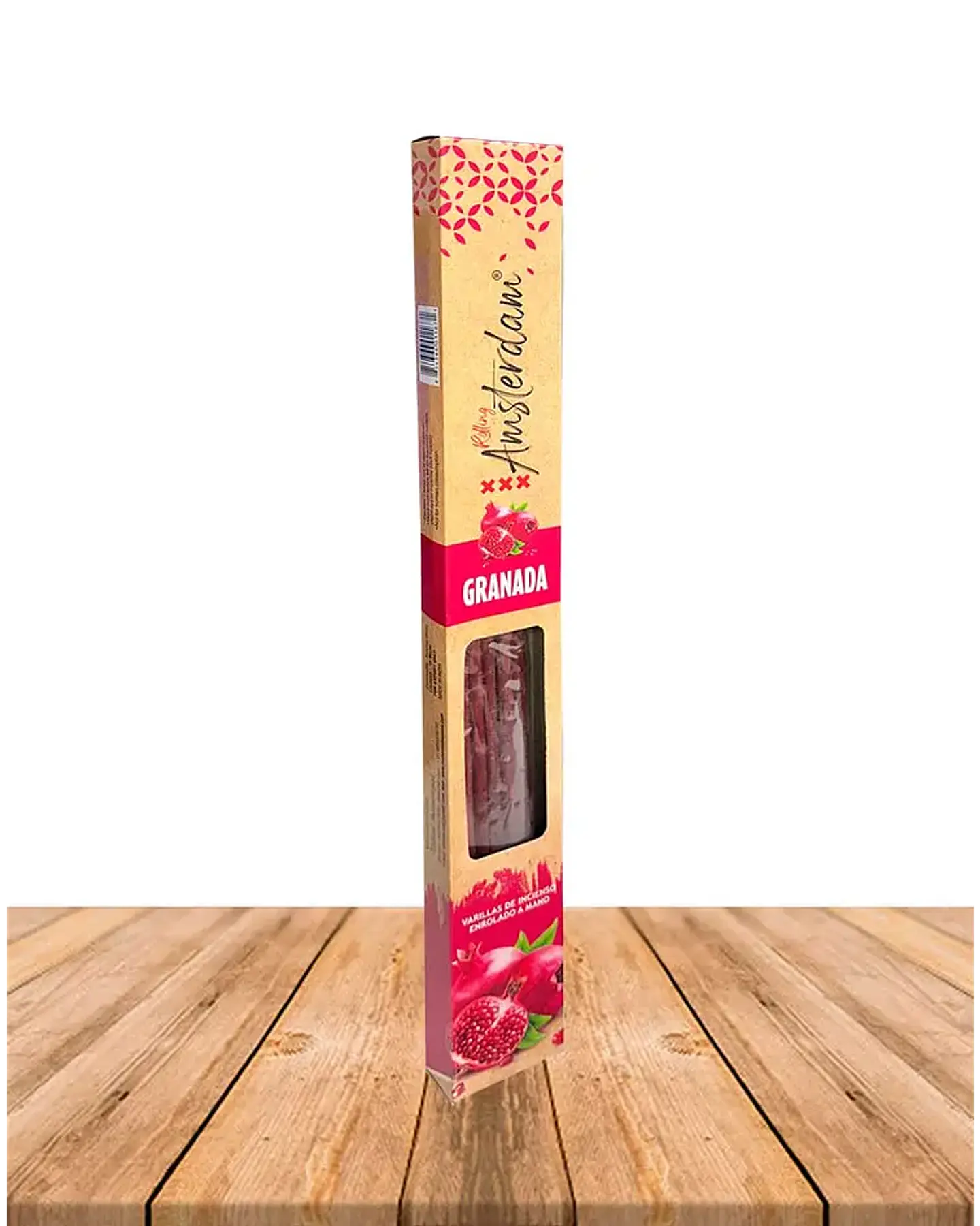INCIENSO JARDIN ROLLING AMSTERDAM 41 CM GRANADA 2 HORAS ! 1