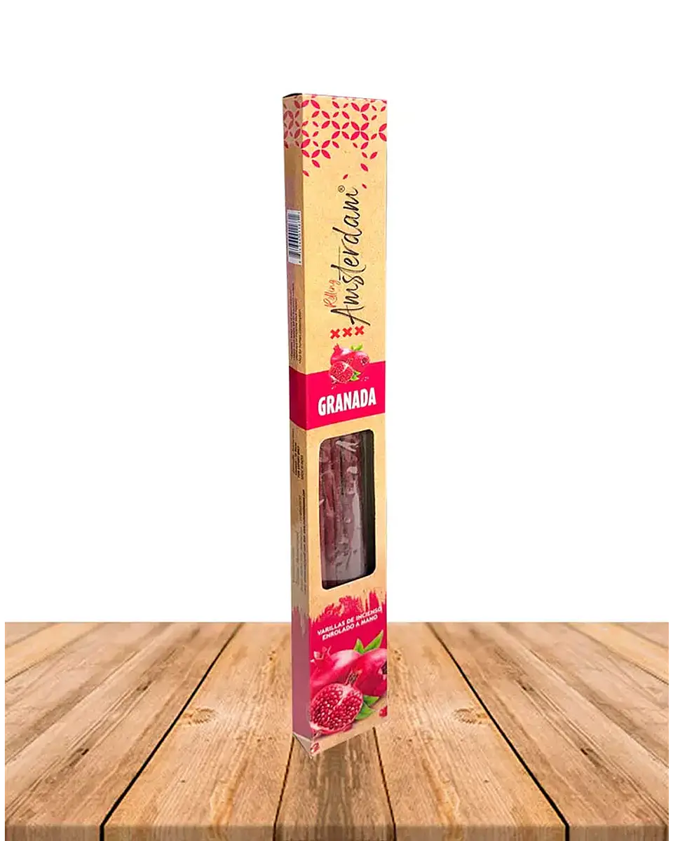 INCIENSO JARDIN ROLLING AMSTERDAM 41 CM GRANADA 2 HORAS ! 1