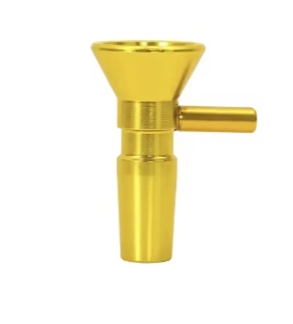 QUEMADOR METALICO 14MM MACHO DORADO 1