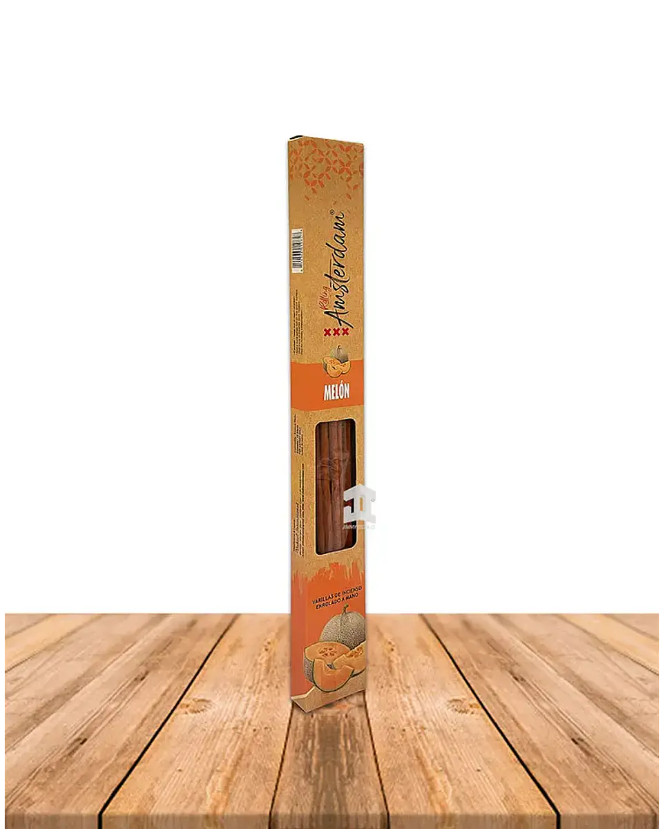 INCIENSO JARDIN ROLLING AMSTERDAM 41 CM MELÓN 2 HORAS ! 1