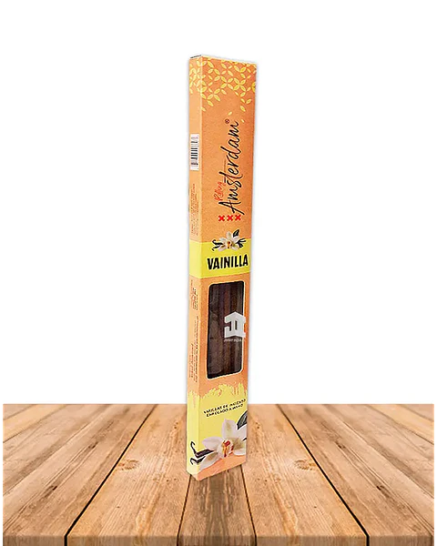 INCIENSO JARDIN ROLLING AMSTERDAM 41 CM VAINILLA 2 HORAS !