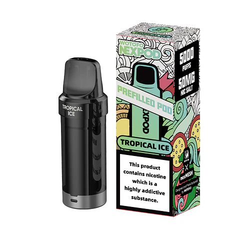 VAPER DESECHABLE TROPICAL ICE POD (REPUESTO) 5000 PUFFS 4.5% - NEXPOD WOTOFO