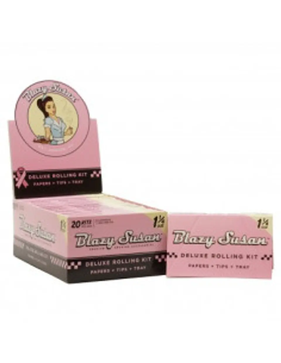 Papelillos Artesano Blazy Susan 1 1/4 Pink Deluxe 1