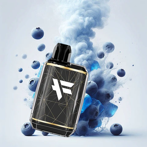 VAPORIZADOR DESECHABLE FUYL DINNER LADY 600 PUFF 0% - BLUEBERRY ICE