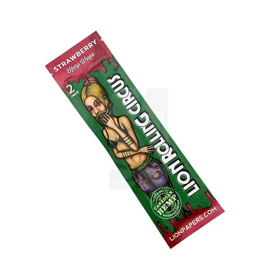 HEMP WRAP STRAWBERRY - LION ROLLING CIRCUS 1