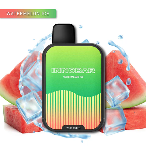 VAPER DESECHABLE WATERMELON ICE 7000 PUFFS 5% - INNOBAR