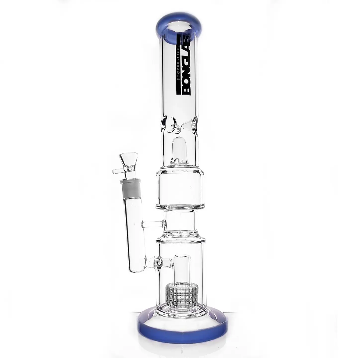 BONG K18 HEADSHOT SPINNER 40CM PURPLE- BONGLAB 1