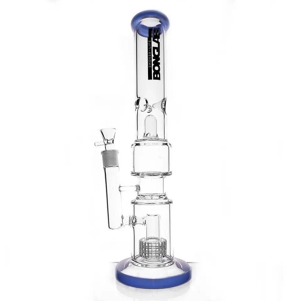 BONG K18 HEADSHOT SPINNER 40CM PURPLE- BONGLAB 1