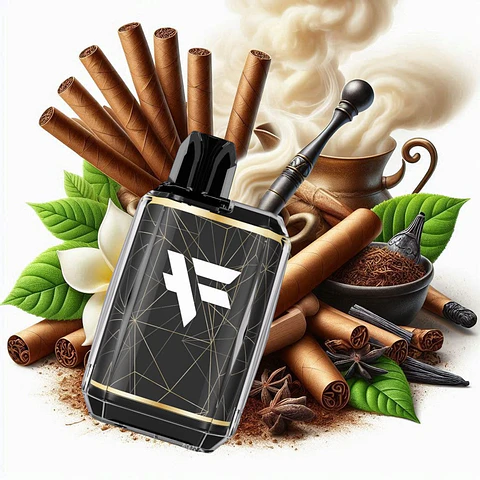 VAPORIZADOR DESECHABLE FUYL DINNER LADY 600 PUFF 0% - VANILLA TOBACCO