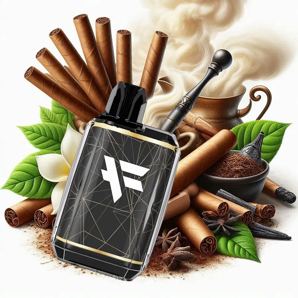 VAPORIZADOR DESECHABLE FUYL DINNER LADY 600 PUFF 0% - VANILLA TOBACCO 1