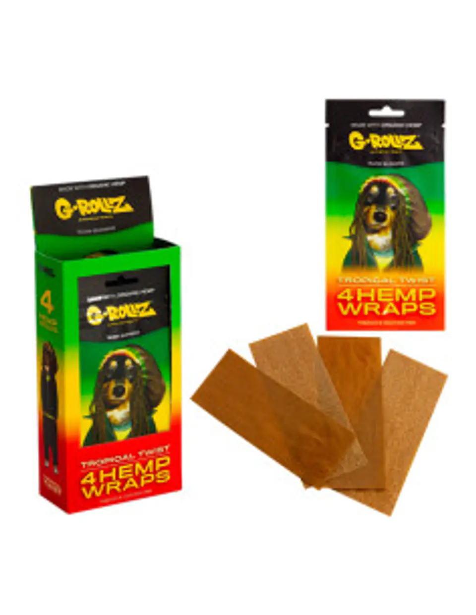 BLUNT G-ROLLZ HEMP WRAPS MANGO x4 1