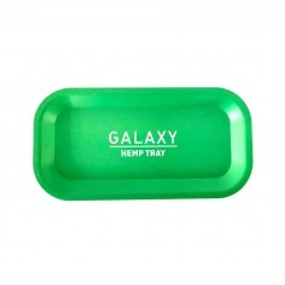 BANDEJA BIODEGRADABLE GREEN HEMP ROLLING TRAY-GALAXY 1