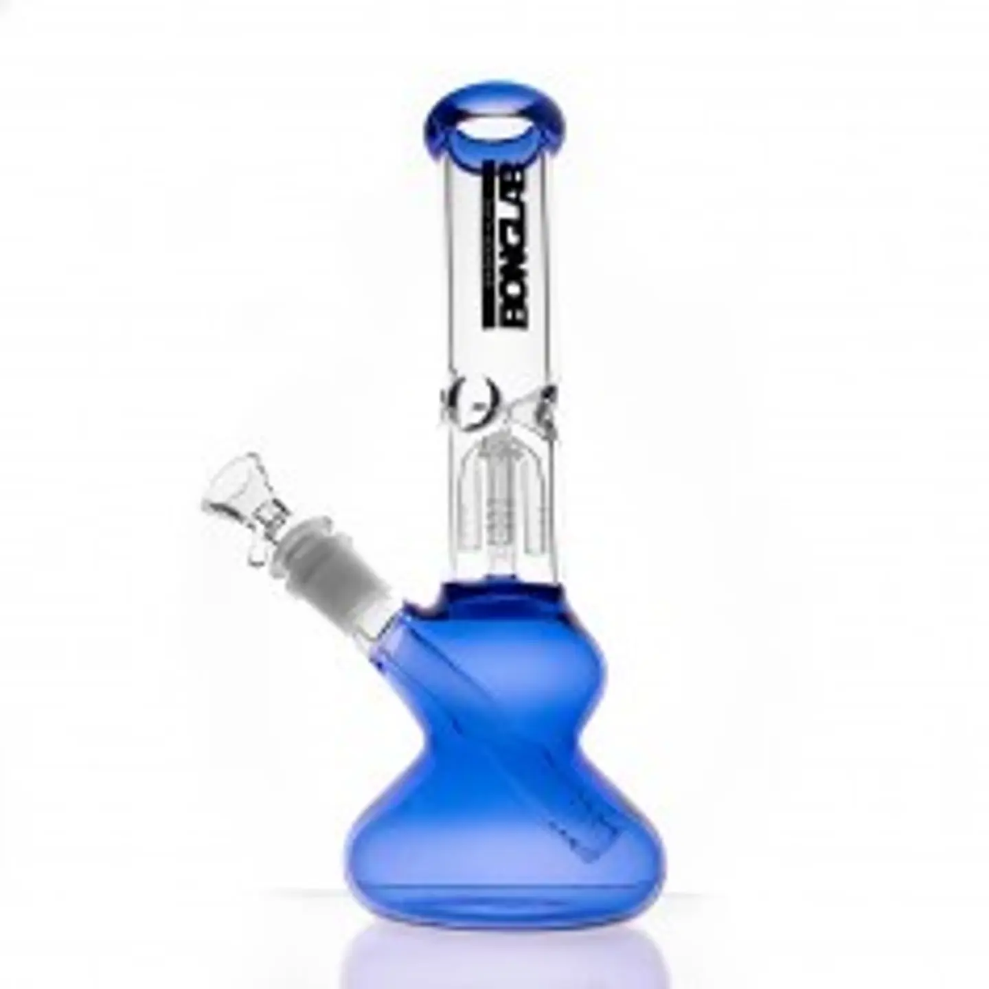 BONG W06 FAT CANDY AZUL CLEAR 25CM - BONGLAB 1