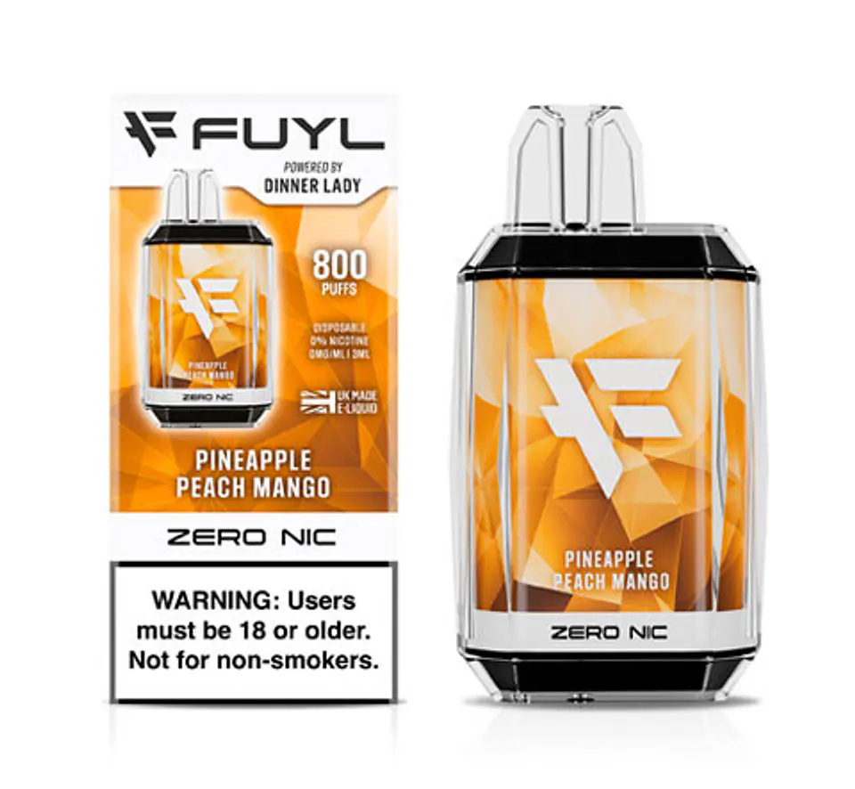 VAPORIZADOR DESECHABLE FUYL DINNER LADY 800 PUFF 0% - PINEAPPLE PEACH MANGO 1