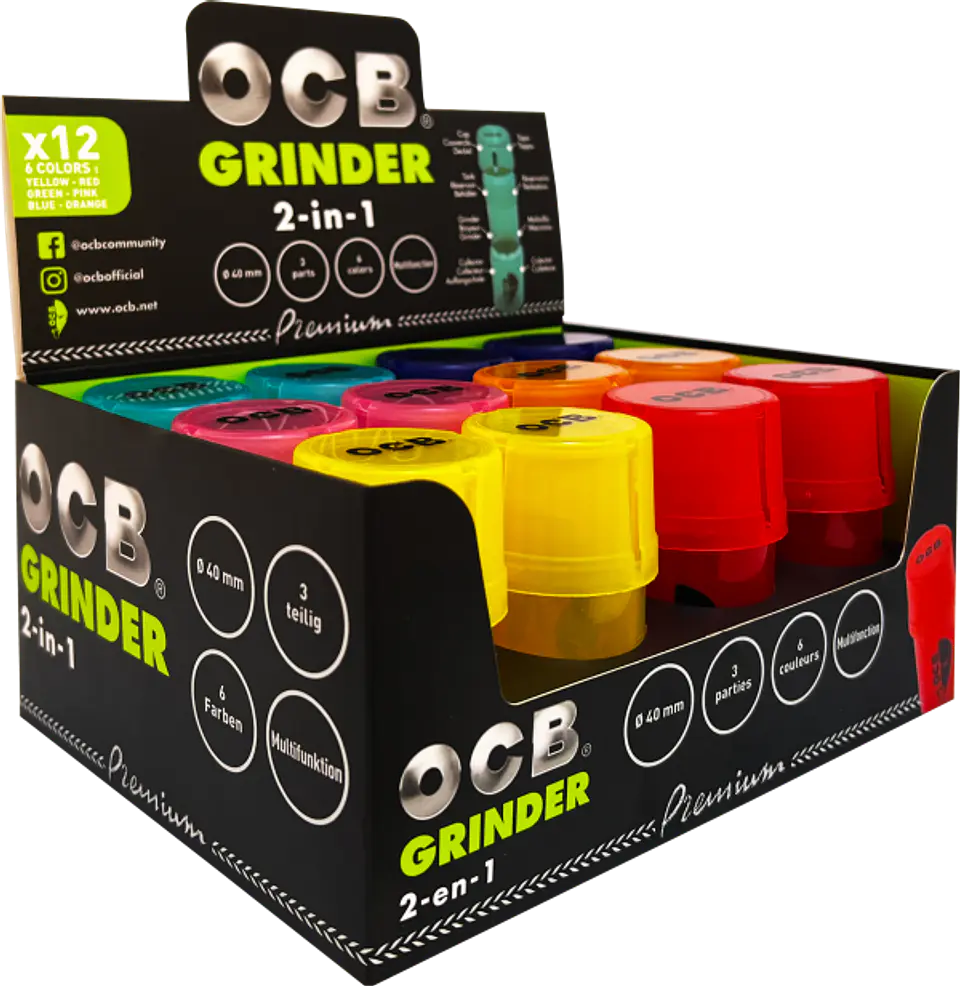 MOLEDOR OCB CONTENEDOR PLASTICO 3 PARTES 1