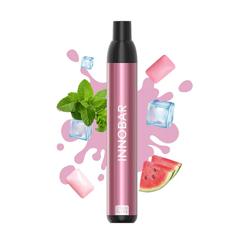 VAPER DESECHABLE WATERMELON BUBBLEGUM 2500 PUFFS 5% - INNOBAR