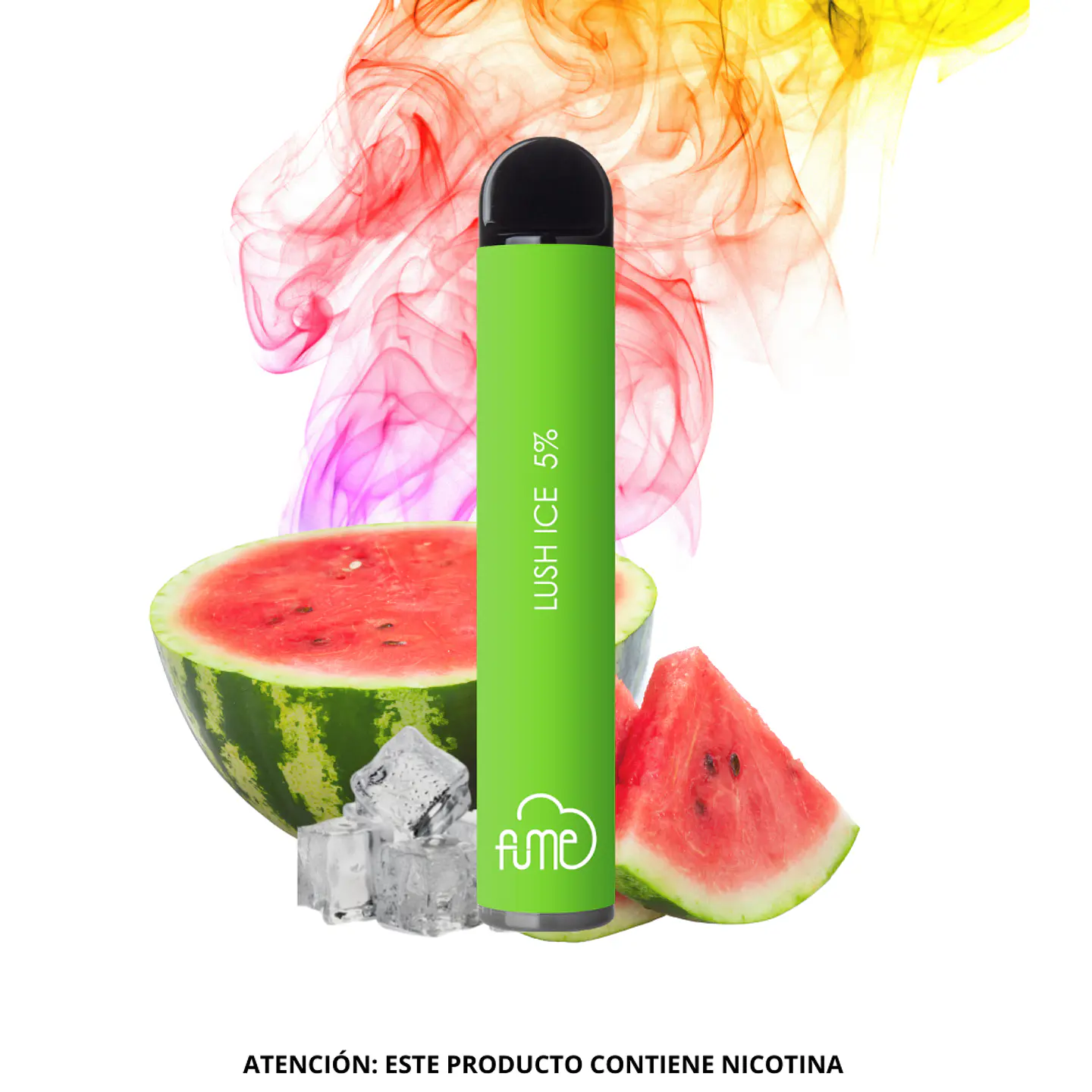 VAPORIZADOR DESECHABLE FUME EXTRA 2500 PUFF 5% - LUSH ICE (SANDÍA) 1