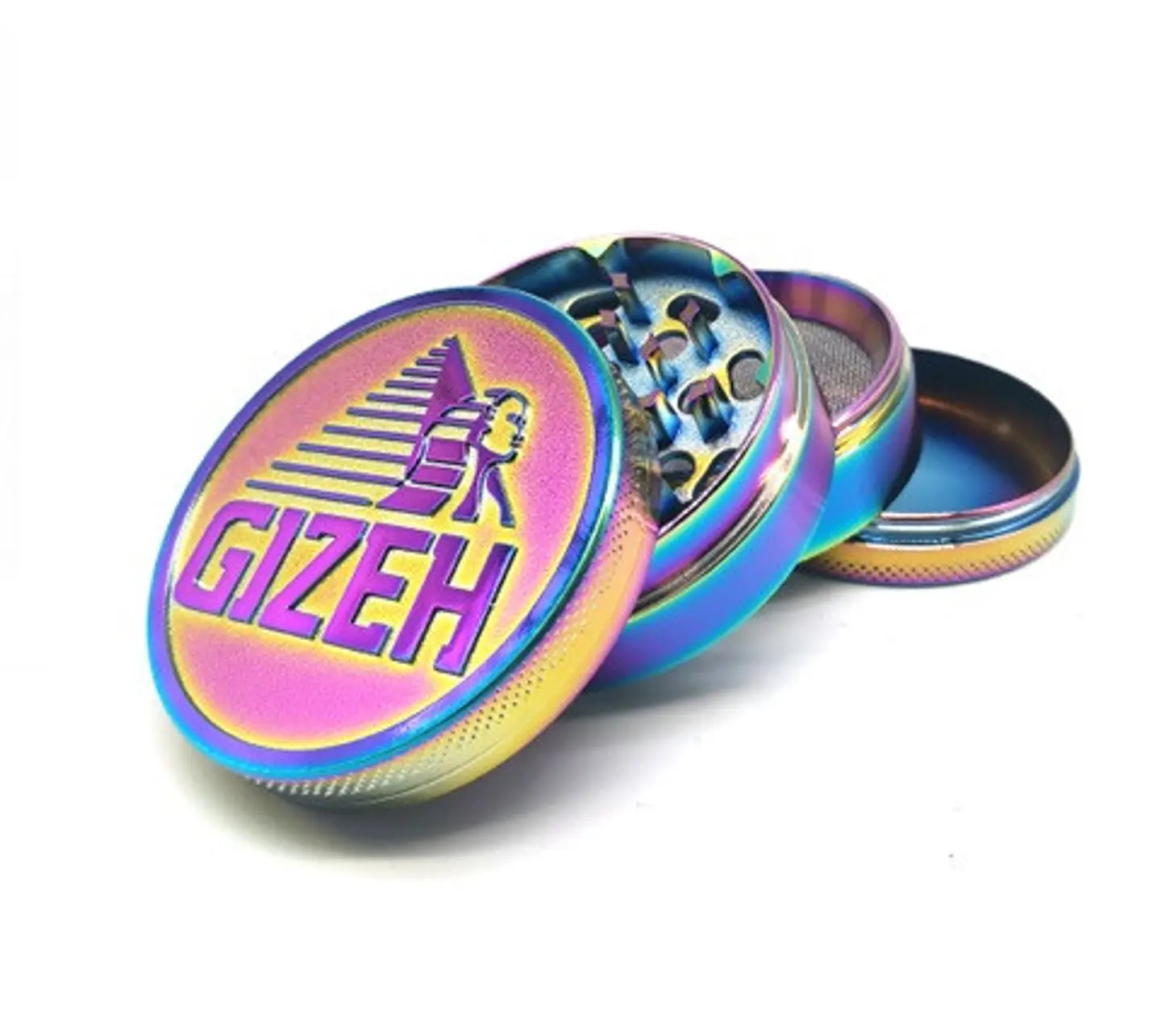 GRINDER GIZEH METÁLICO TORNASOL 4 PARTES 50MM 1