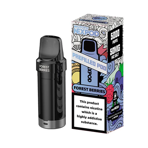 NEXPOD REPUESTO REFILLED POD 5000 PUFFS FOREST BERRIES - WOTOFO