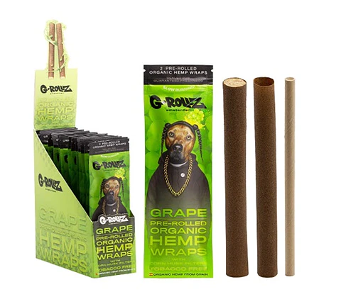 G-Rollz Pre-Rolled Hemp Wraps x 2