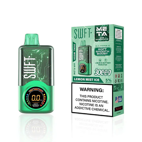 Vaper Desechable Lemon Mist Ice 30.000 puffs Dual Mesh 5% - SWFT