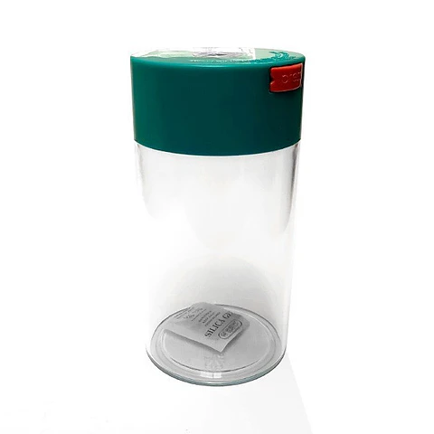 CONTENEDOR AIRTIGHT TRANSPARENT BASE WATER GREEN 650ML