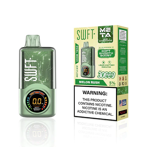 Vaper Desechable Melon Rush 30.000 puffs Dual Mesh 5% - SWFT