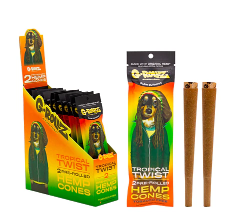 G-Rollz Pre-Rolled Hemp Wraps x2 Mango