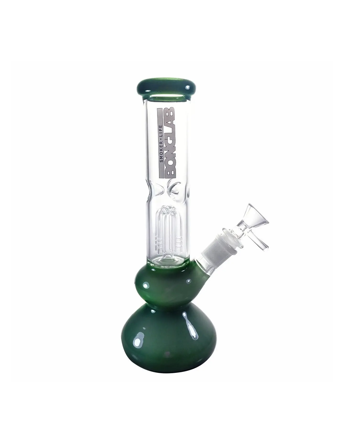 BONG W06 FAT CANDY JADE GREEN 25CM - BONGLAB 1