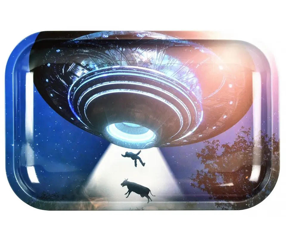 BANDEJA METAL ROLLING TRAY - PULSAR - TAKE ME TO YOUR LEADER 1
