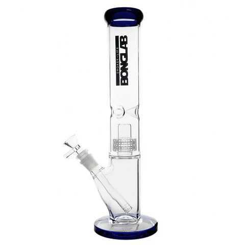 BONG PYREX K288 CLASSIC ICE PRO 35CM BLUE - BONGLAB