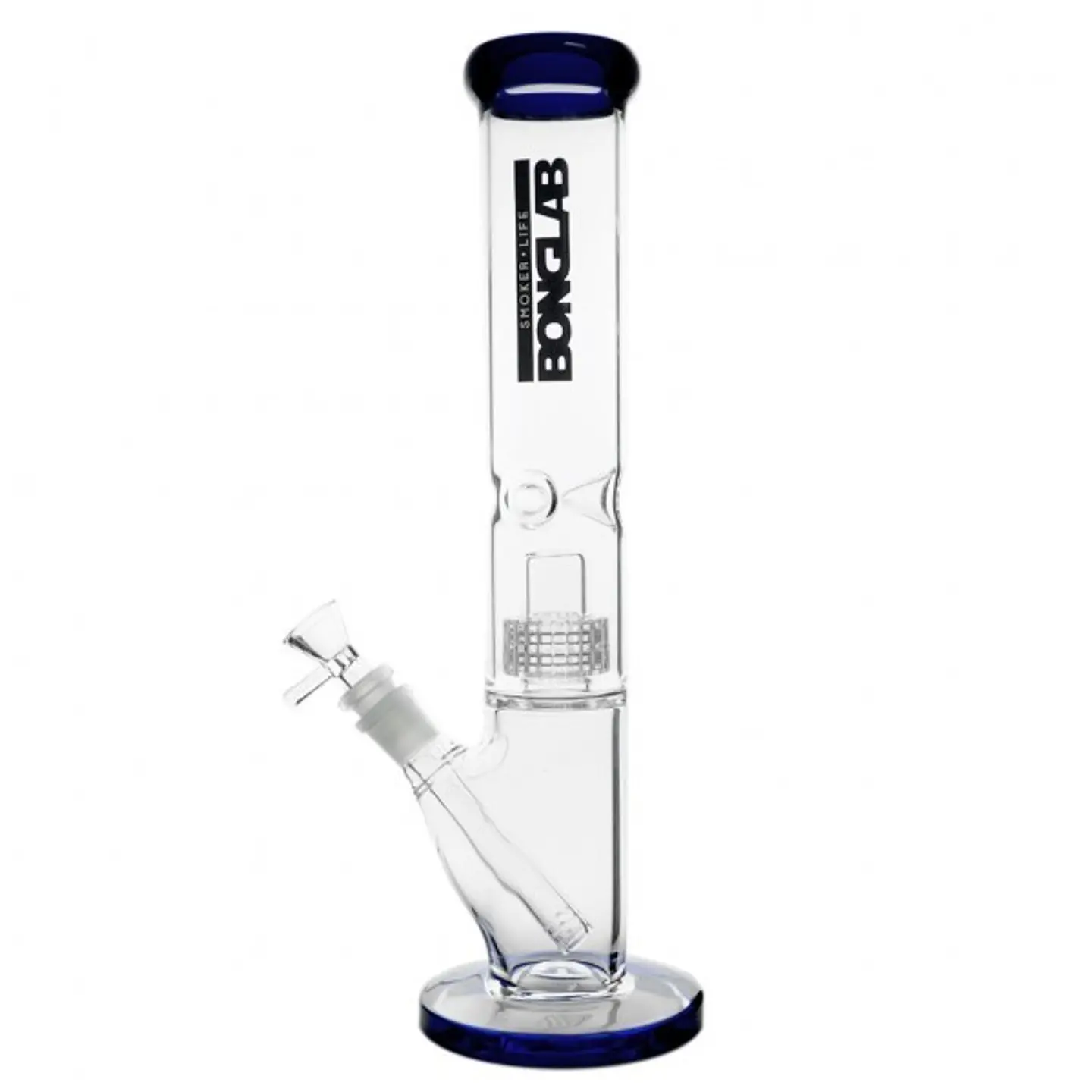 BONG PYREX K288 CLASSIC ICE PRO 35CM BLUE - BONGLAB 1