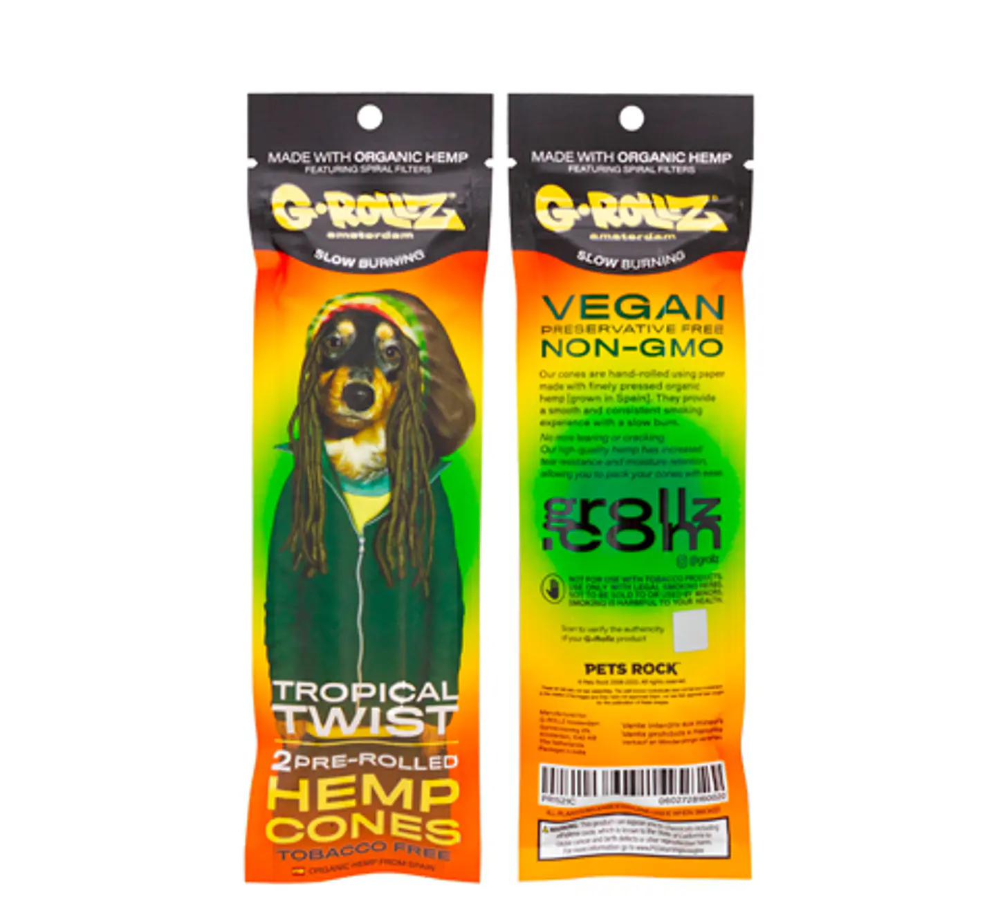 G-Rollz Pre-Rolled Hemp Wraps x2 Mango 2