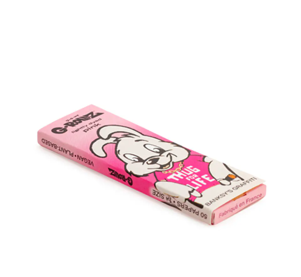 Papelillo G-Rollz 1 1/4 Conejo Pink 2