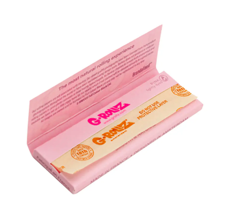 Papelillo G-Rollz 1 1/4 Conejo Pink 3